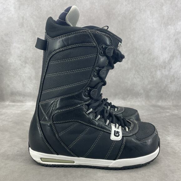 Burton Other - Burton AWOL Men's Size 10 Snowboard Boots Black White Medium Flex
